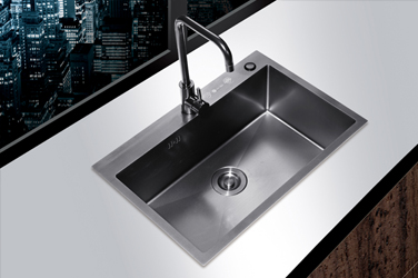 SHN6845H  Nanoparticles black diamond manual sink